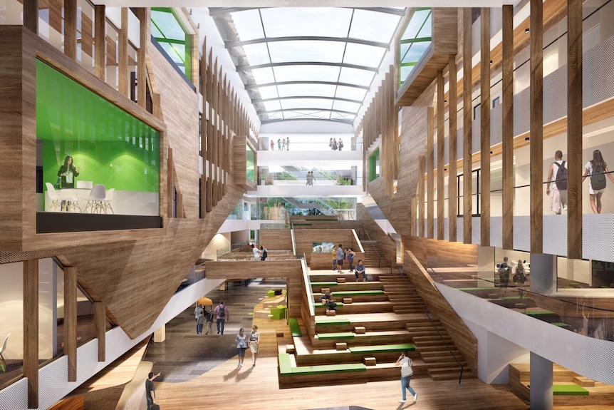 Concept of new CBD high school