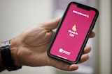Check In Qld app on a phone in April 2021