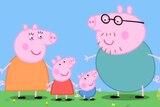 Peppa Pig from the animated television series.