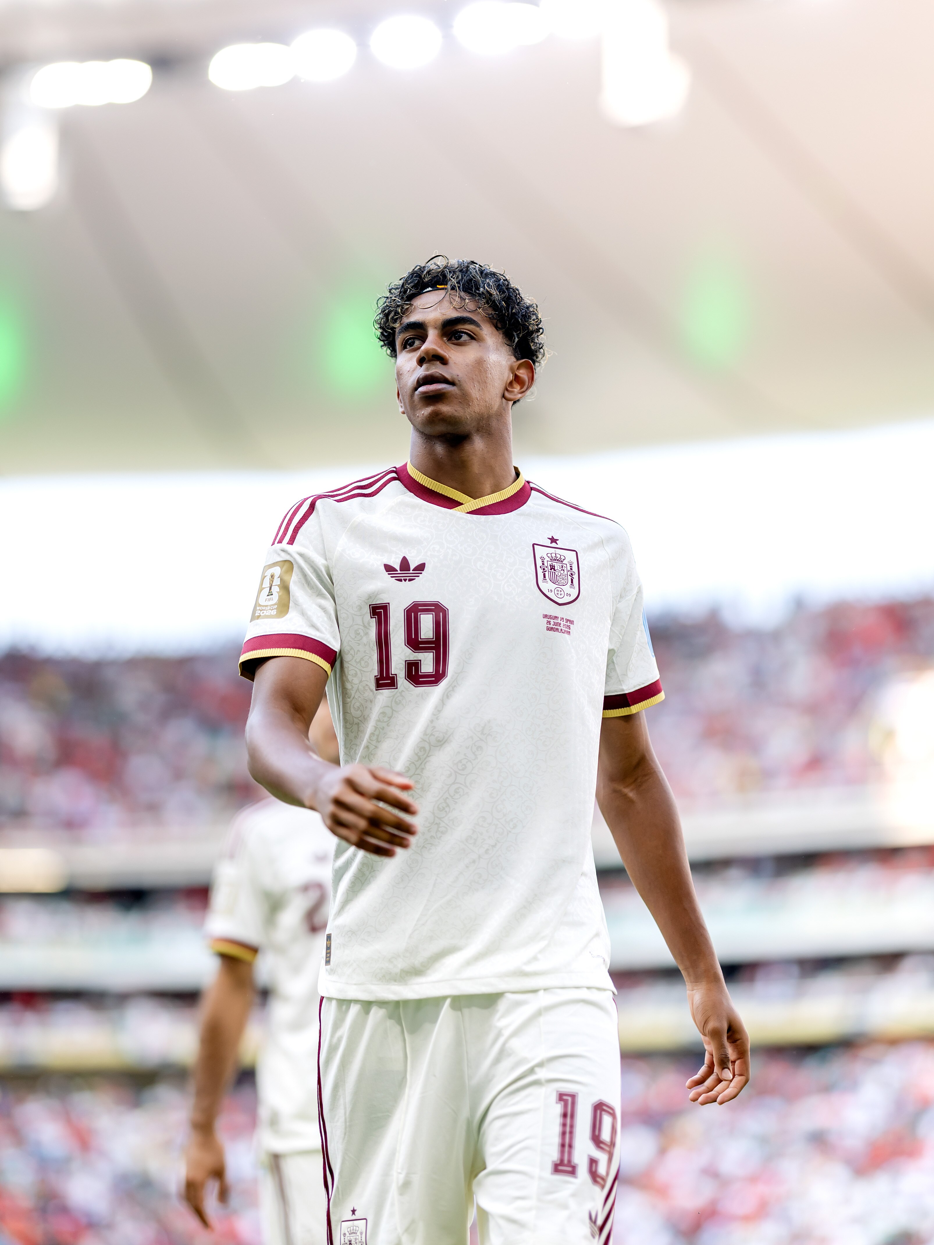 Lamine Yamal during a game