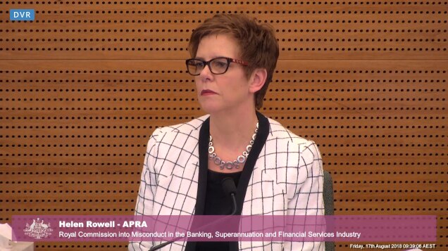 APRA deputy chair Helen Rowell gives evidence at banking royal commission