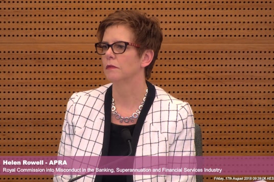 APRA deputy chair Helen Rowell gives evidence at banking royal commission