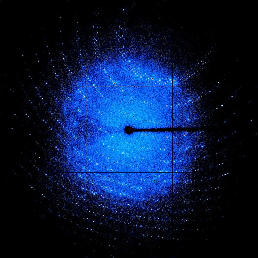 A light scattering map from protein crystallography