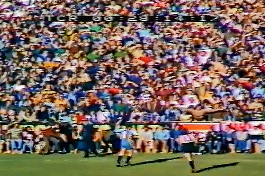 Screenshot of 1976 SANFL Grand Final crowd