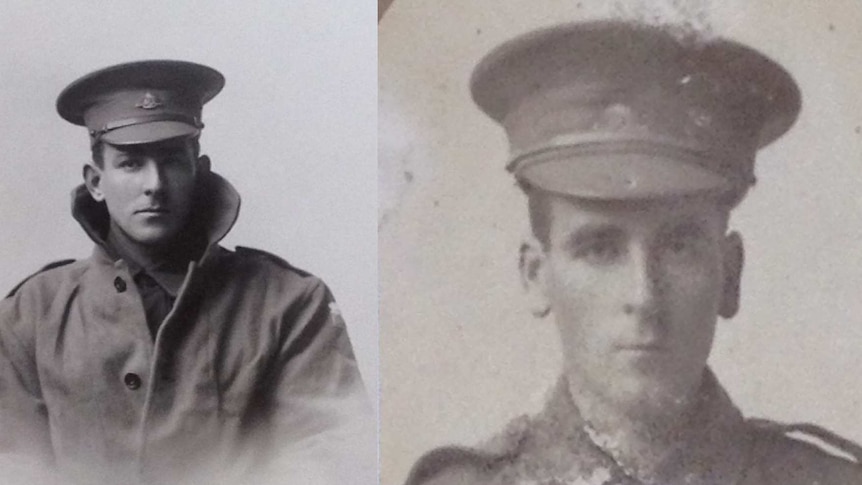 Brothers, Jack (l) and Thurstan Cranswick from Stanley in NW Tasmania both enlisted in WW1 and died as a result of their service.