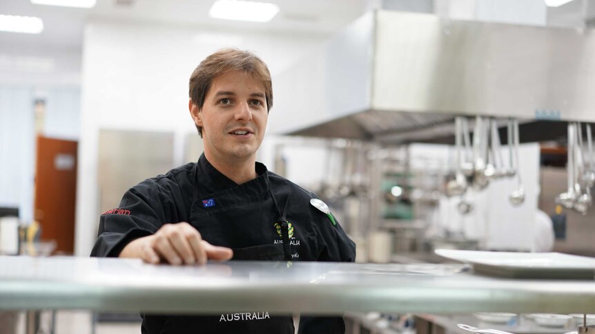 Australia's team chef Vinicius Capovilla