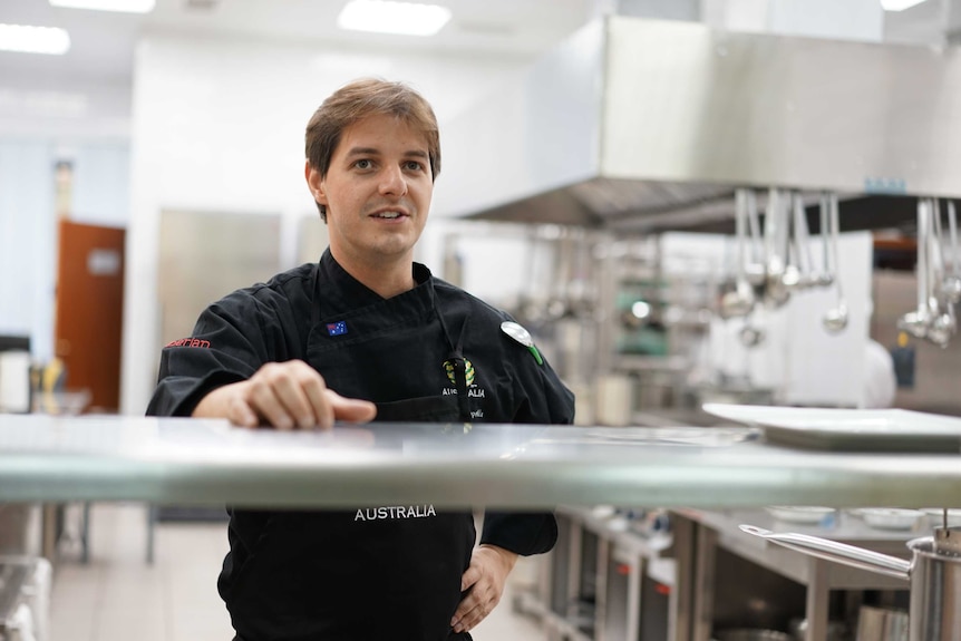 Australia's team chef Vinicius Capovilla