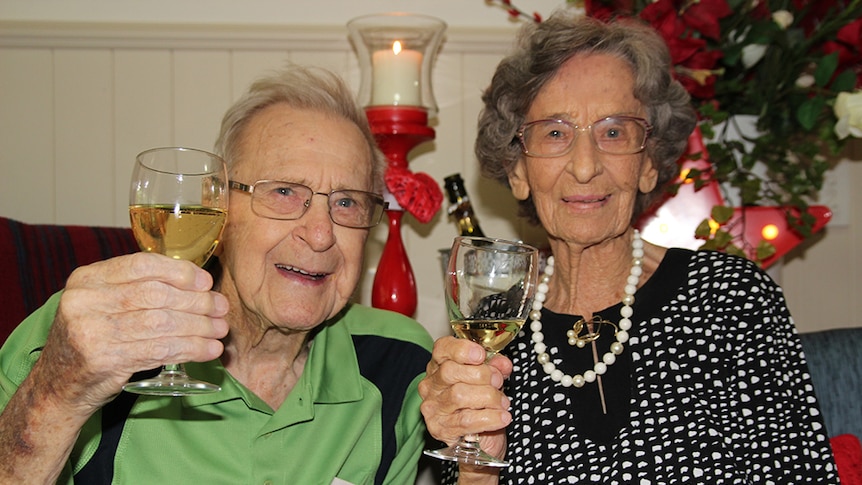 Couple Harold and Billie Johnston have been together for 75 years