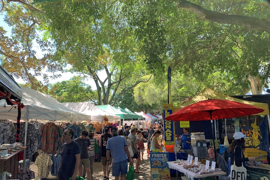 West End market on Saturday morning.