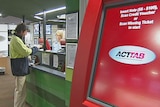 Man places a bet at ACTTAB