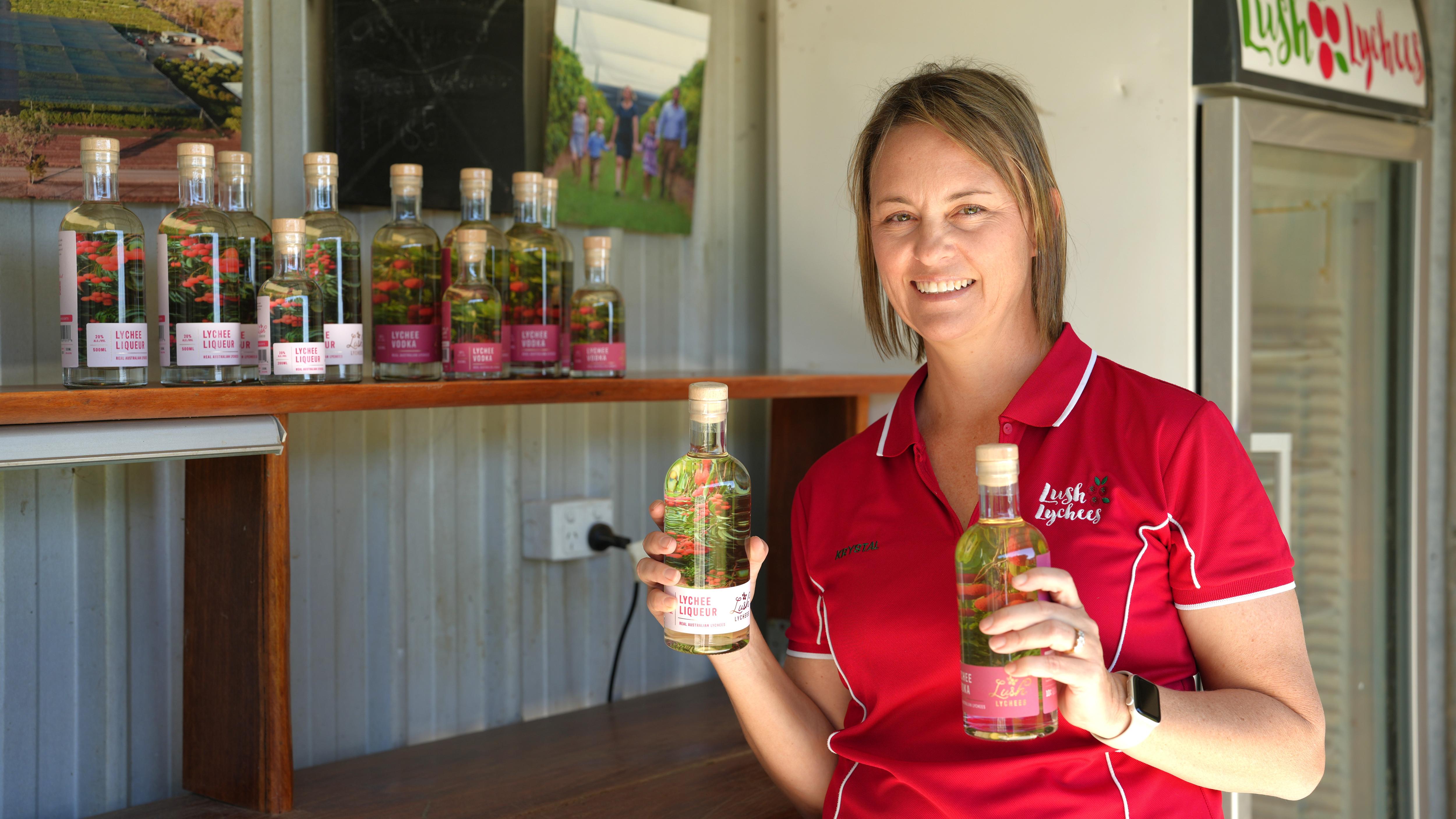 Imperfect lychees go from shed floor to liquor shelf as growers diversify