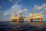A gas platform in the Timor Sea.