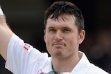 Graeme Smith makes a century for South Africa against England.