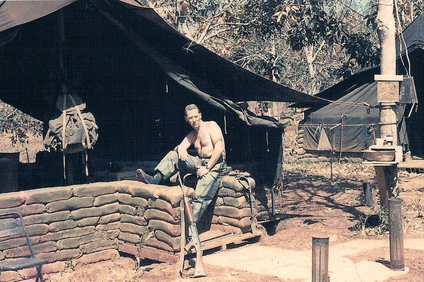 Lt Col Harry Smith in Nui Dat, Vietnam.
