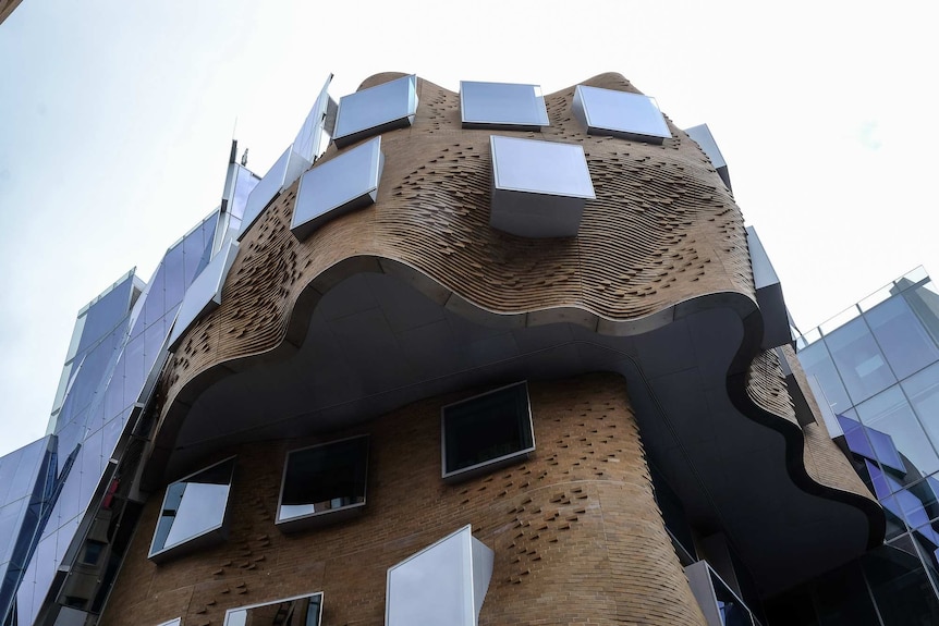 The Frank Gehry-designed Dr Chau Chak Wing Building in Ultimo