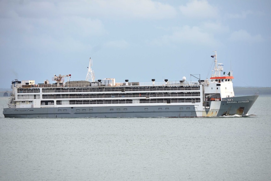 Live export ship off Darwin