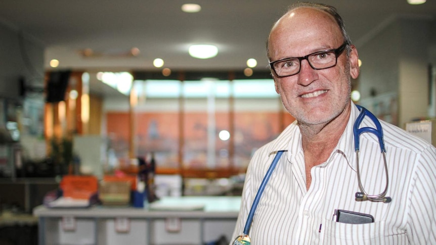 Dr Peter Barker at the Cohuna medical centre