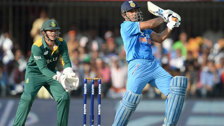 MS Dhoni hits out against Proteas