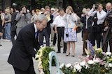 Kevin Rudd visits Hiroshima memorial