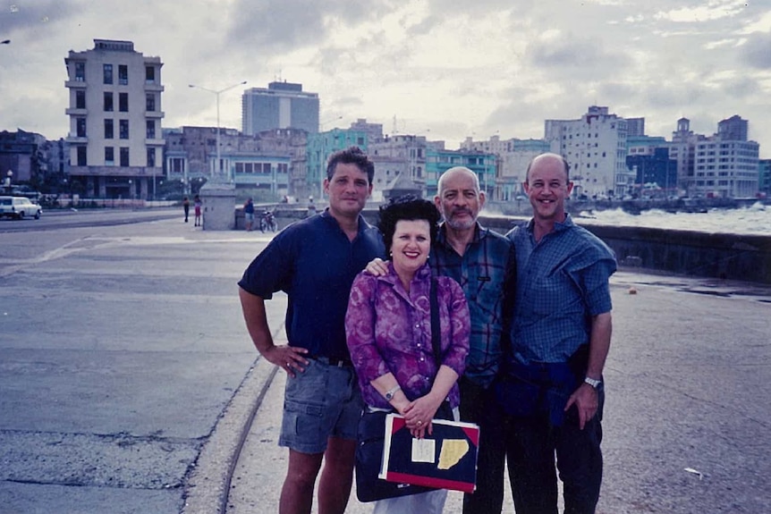 Woody Landay, Vivien Altman, Vladimiro Roca and Dave Martin