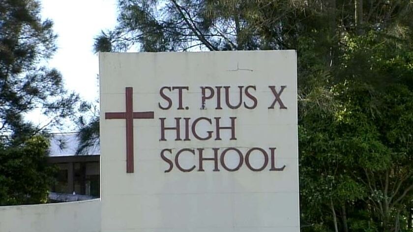 The priest allegedly abused 16 boys at Newcastle's St Pius High School.