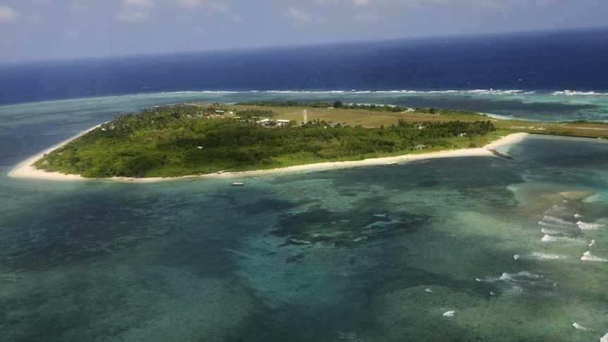 Pagasa (Hope) Island, part of the disputed Spratly group of islands, in the South China Sea