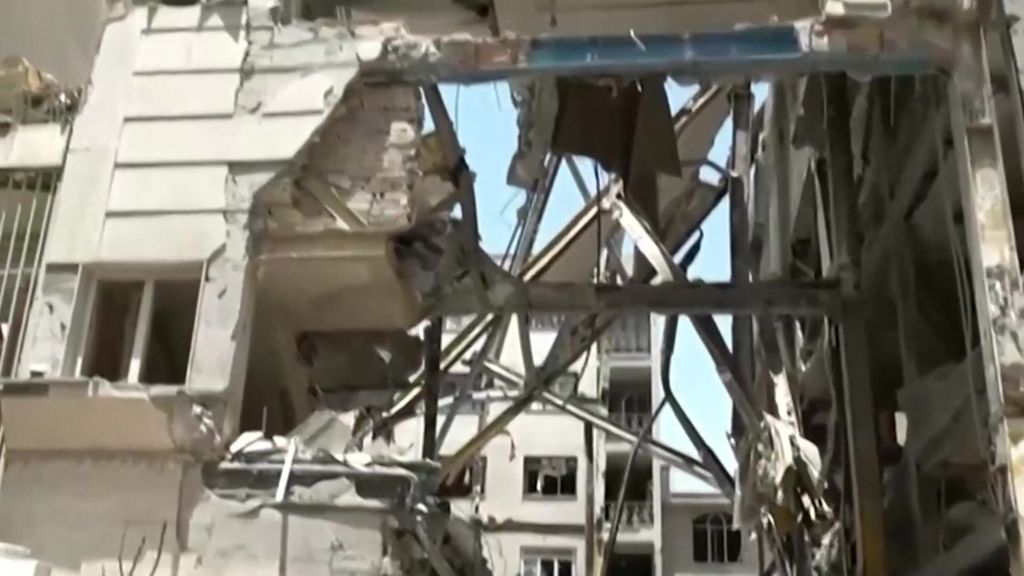 Iranian media purports to show damage from Israeli air strikes - ABC News
