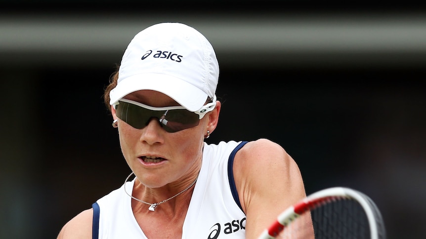 Straight sets ... Samantha Stosur