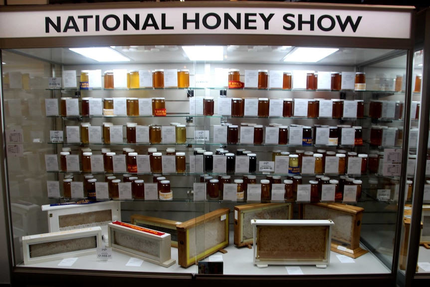 Honey entrants at the Royal Easter Show
