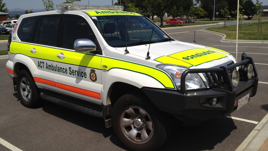 ACT Ambulance Service vehicle