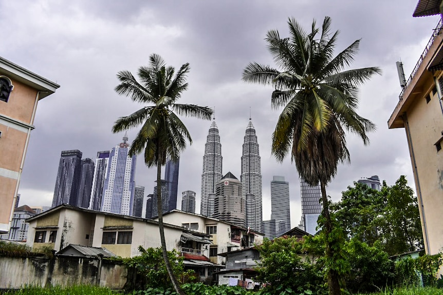 The city skyline of Malaysia's bustling capital Kuala Lumpur.