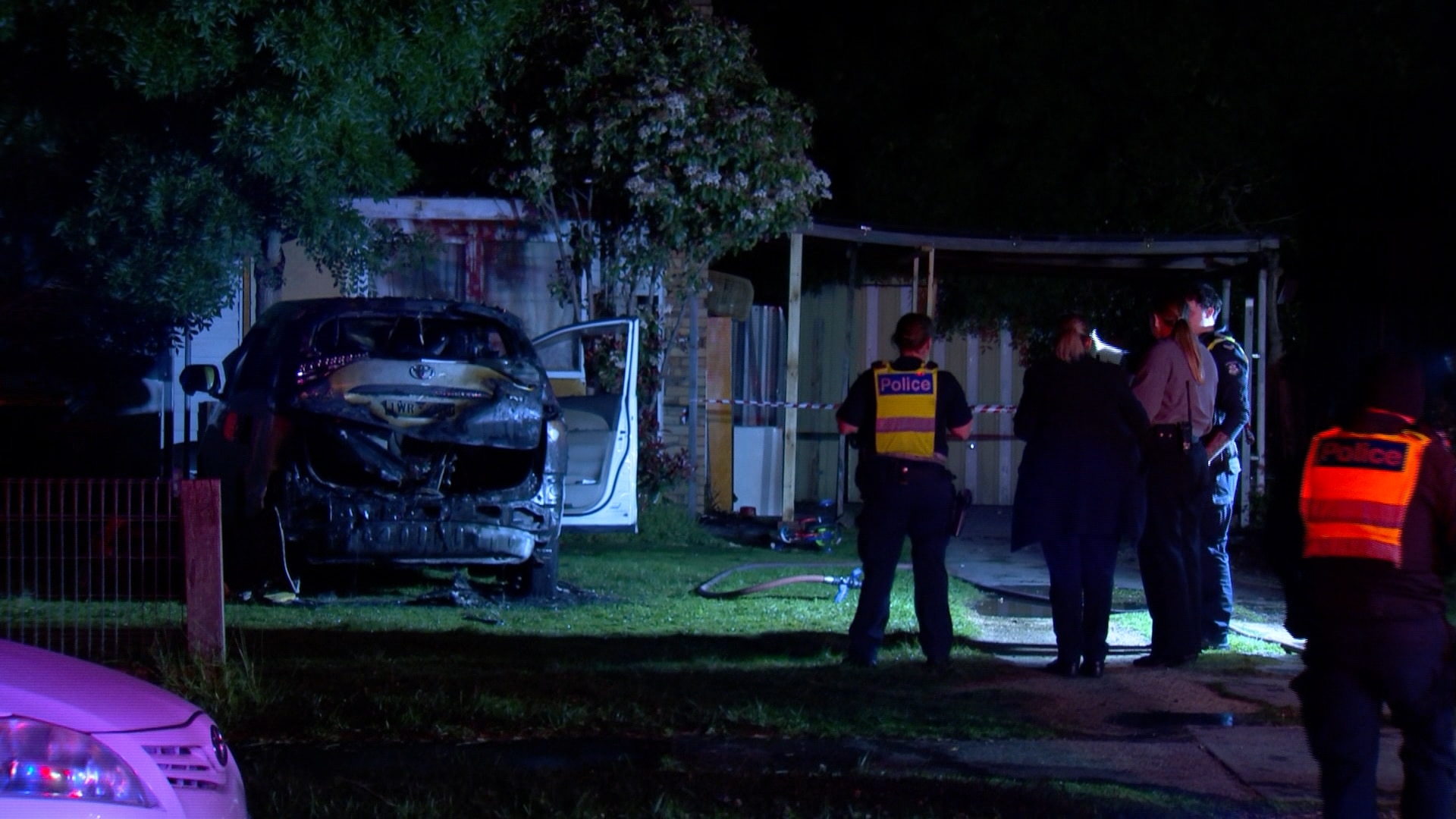 Five cars set alight outside Melbourne homes in fourth night of firebombings