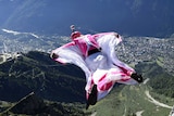 Base jumper leaps from Brevent mountain in French Alps