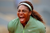 Serena Williams screams