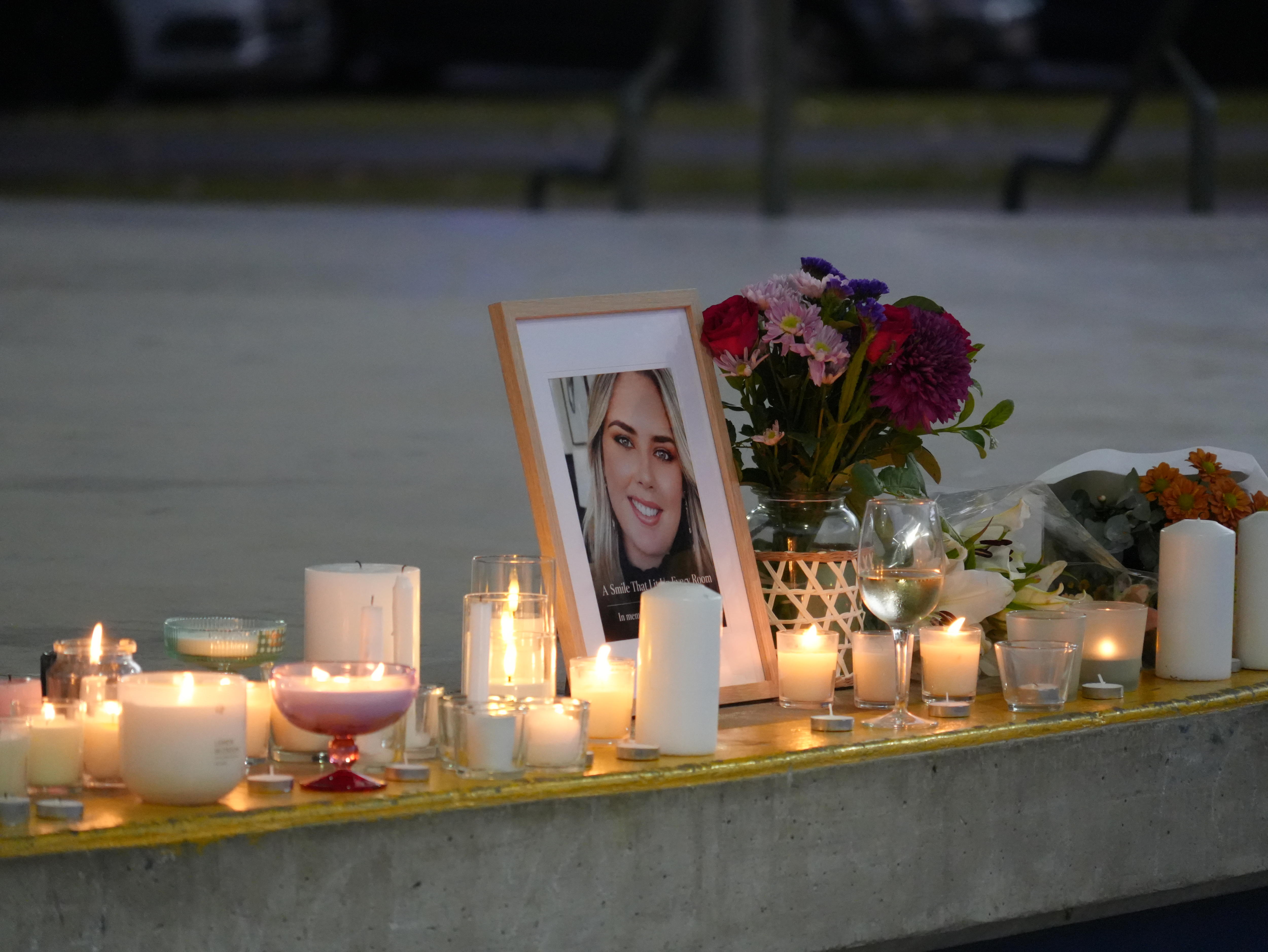 Cairns community light candles for crash victim Savannah Spence Paige