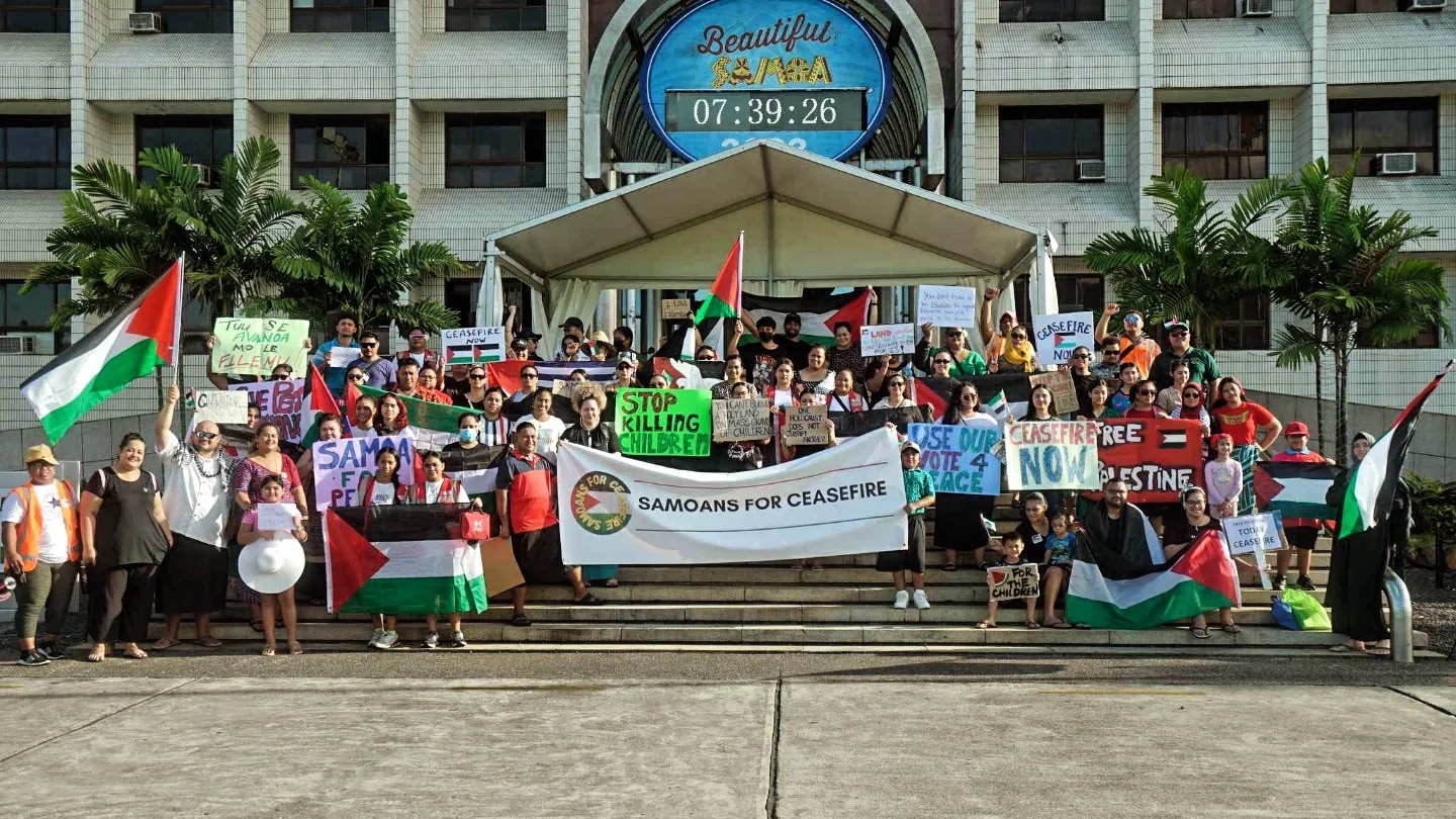 Pro-Palestine views are a minority in the Pacific, but some activists