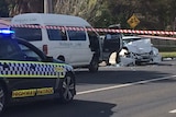 Car and mini-bus collide in Rosebud