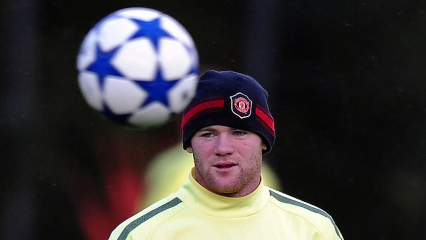 Resting up: Wayne Rooney.