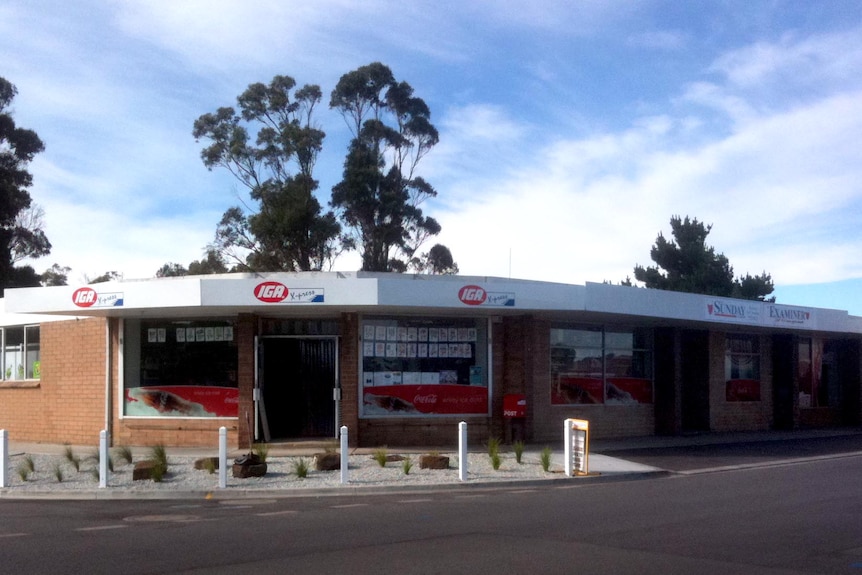 The IGA supermarket at George Town, Tasmania.