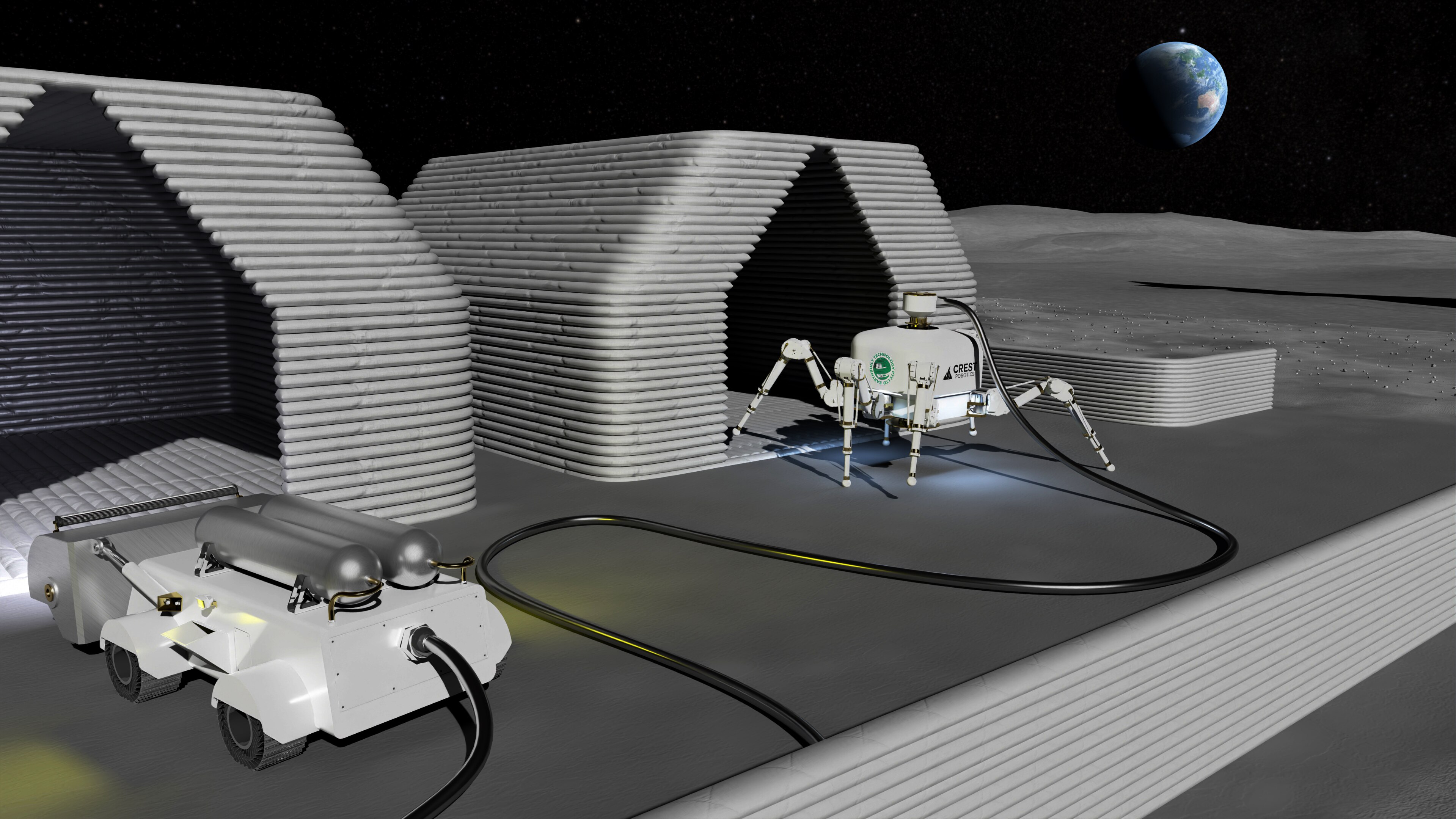 Charlotte on the moon