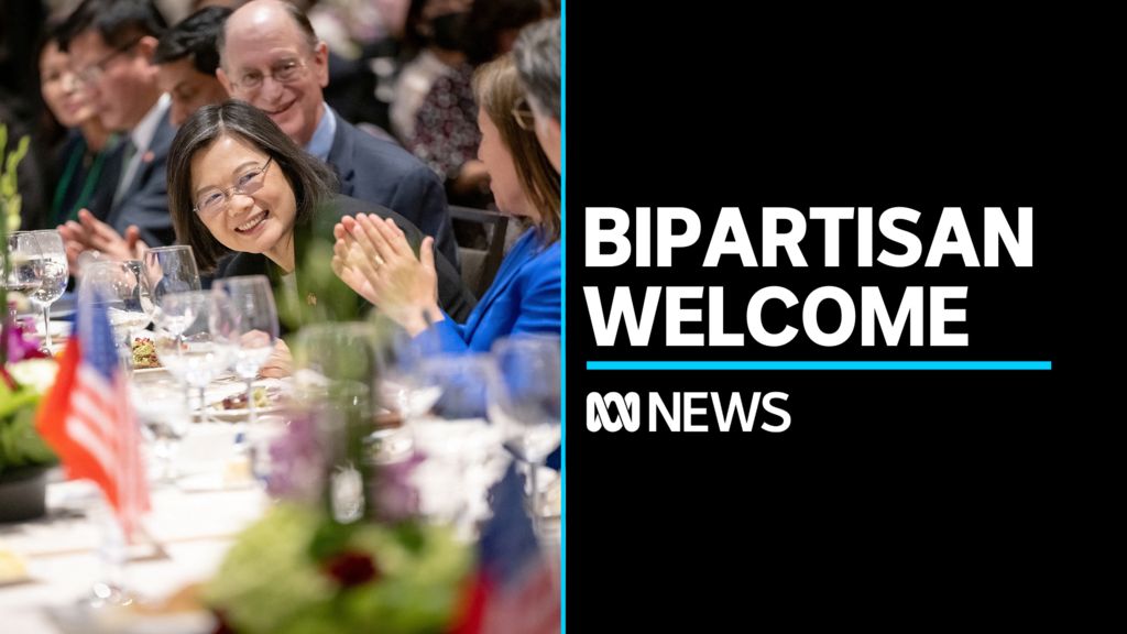 Taiwan president Tsai Ing-wen receives bipartisan welcome in US - ABC News