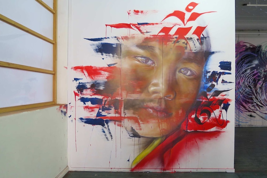 Work by Adnate at the Paterson Project