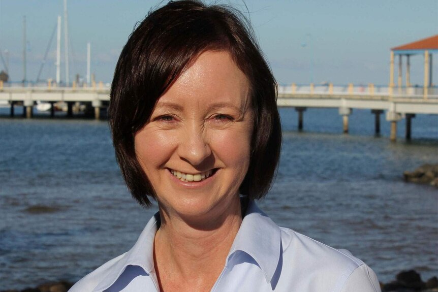 Qld Labor's candidate Yvette D'Ath for state seat of Redcliffe, north of Brisbane