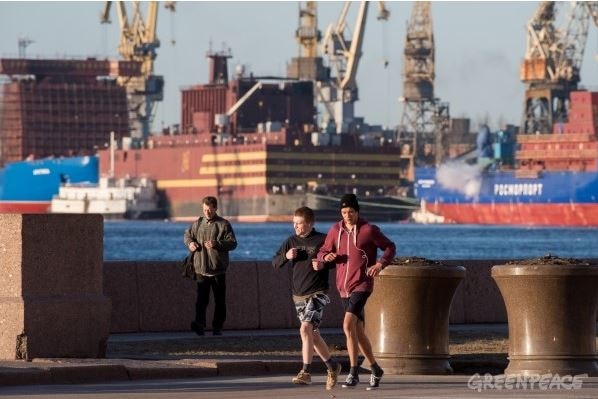 The floating nuclear power plant Akademik Lomonosov