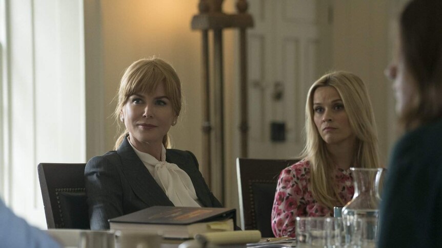 Nicole Kidman and Reese Witherspoon in the television show Big Little Lies