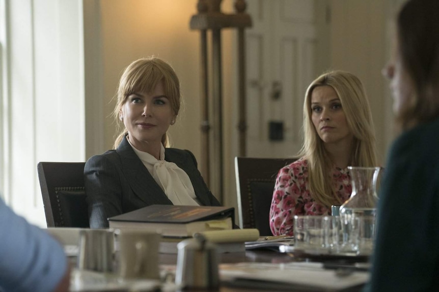 Nicole Kidman and Reese Witherspoon in the television show Big Little Lies