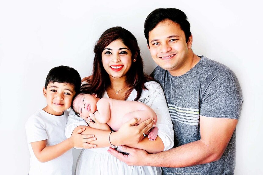 Preethi Arvind and her family.