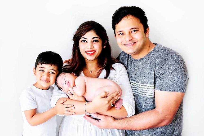 Preethi Arvind and her family.