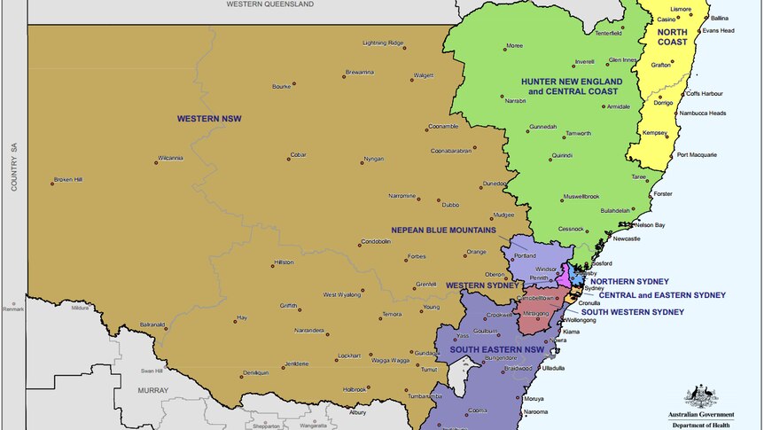 Primary Health Networks in NSW. October 2014.