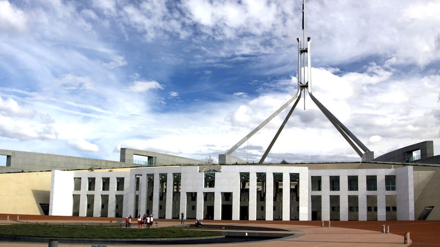 Parliament House in Canberra